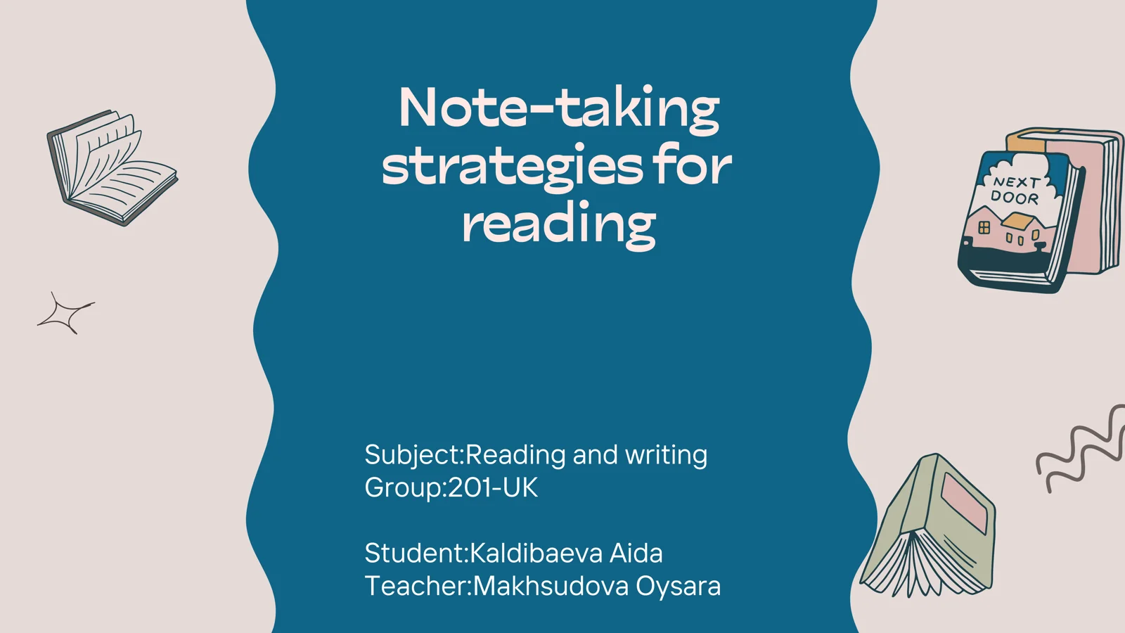 Note-Taking Strategies for Reading 1