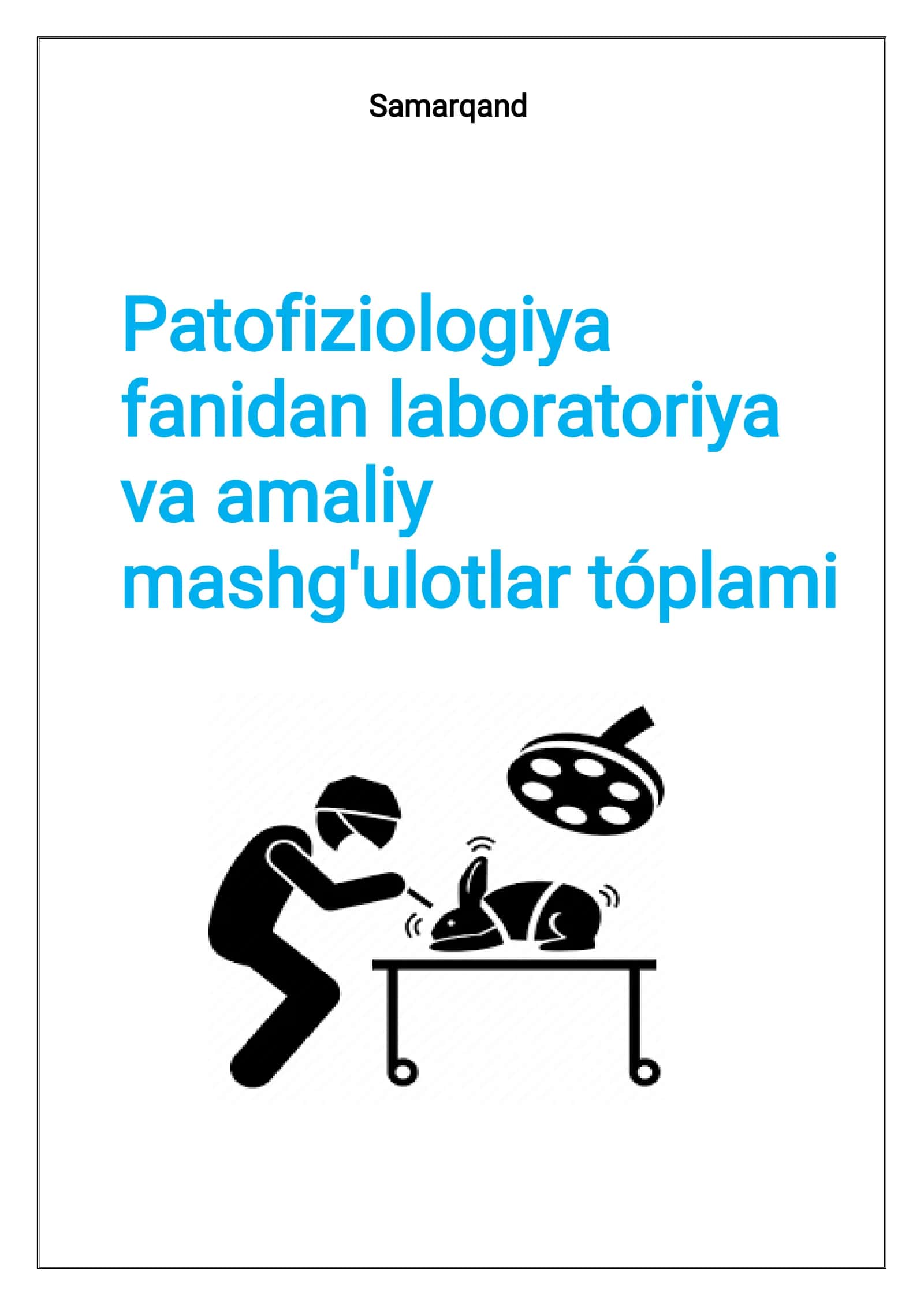 HAYVONLAR ORGANIZMIGA KIMIYAVIY MODDALARNING PATOLOGIK TA’SIRI 1