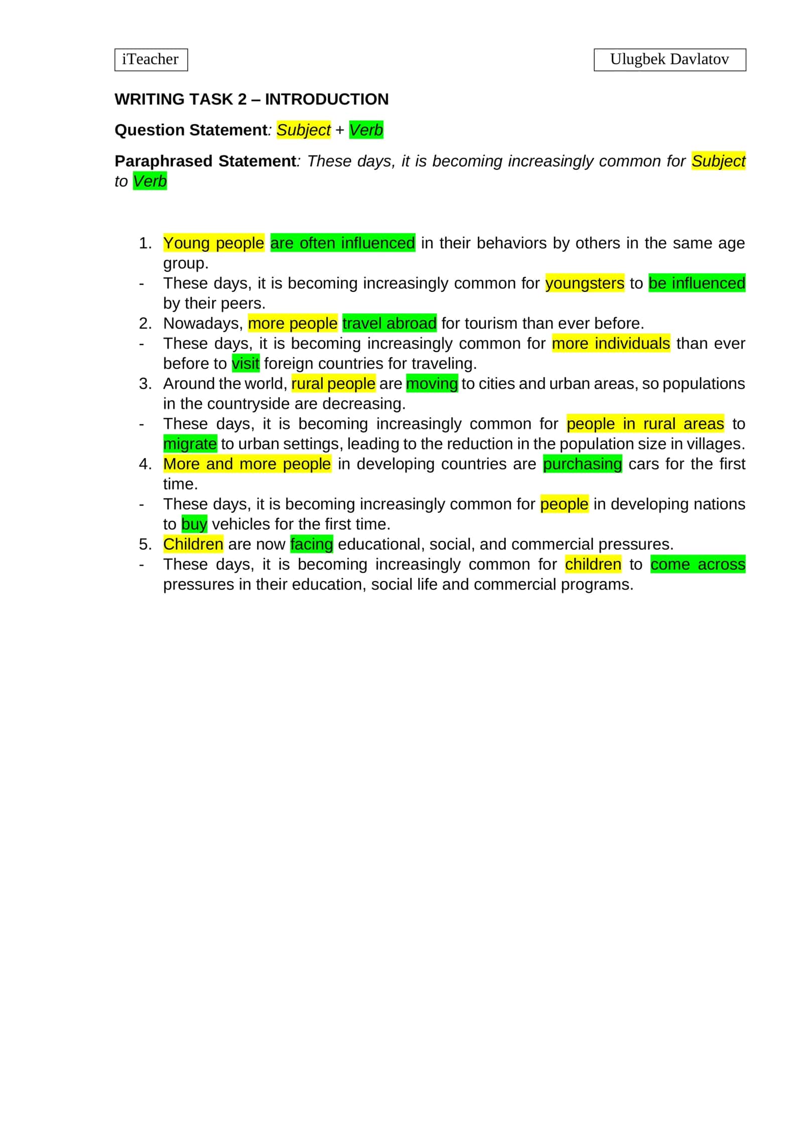 iTeacher 1