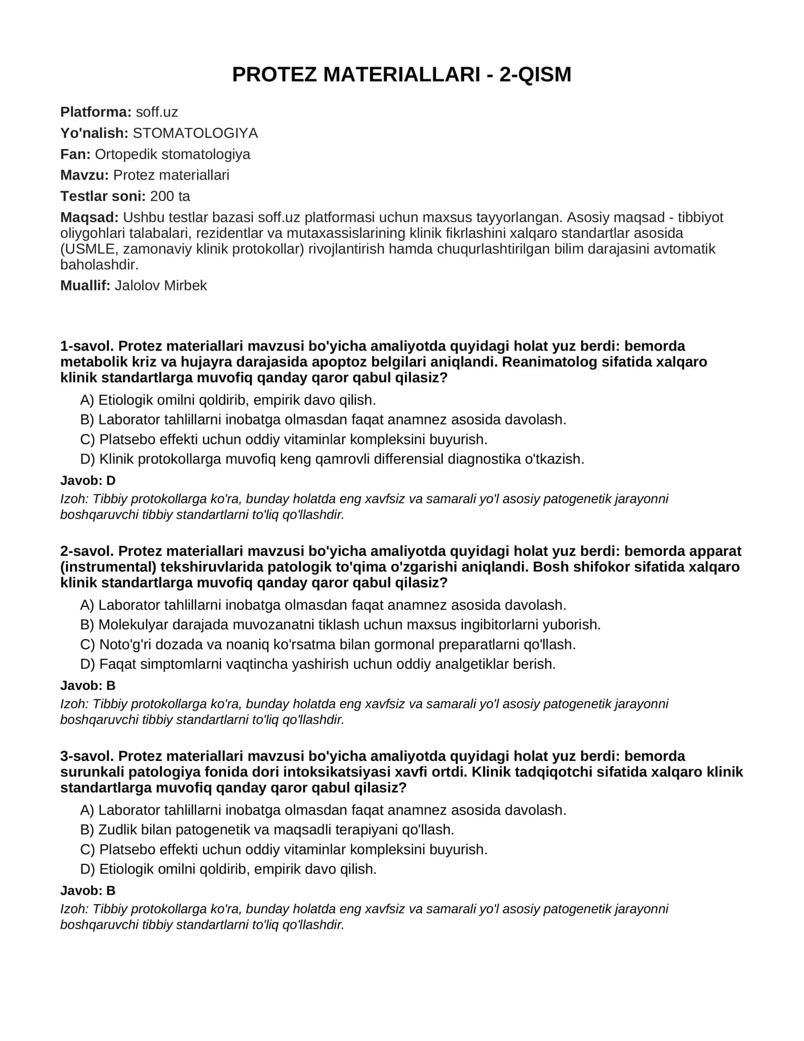 PROTEZ MATERIALLARI - 2-QISM 1