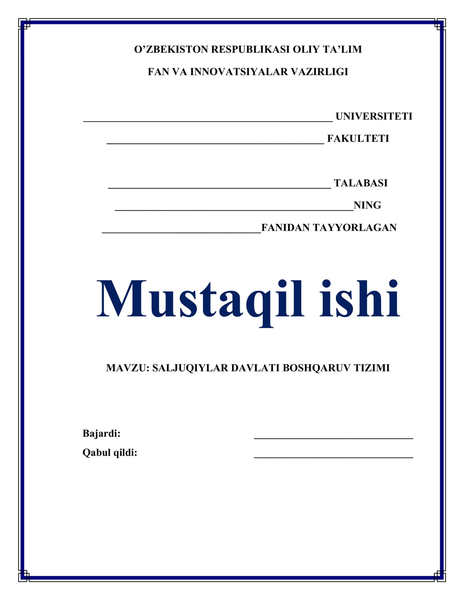 Saljuqiylar davlati boshqaruv tizimi 1