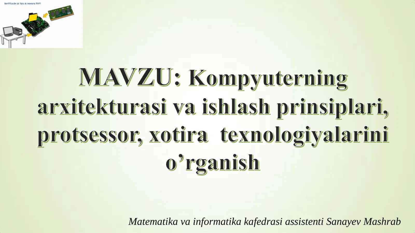 EHM avlodlari 1