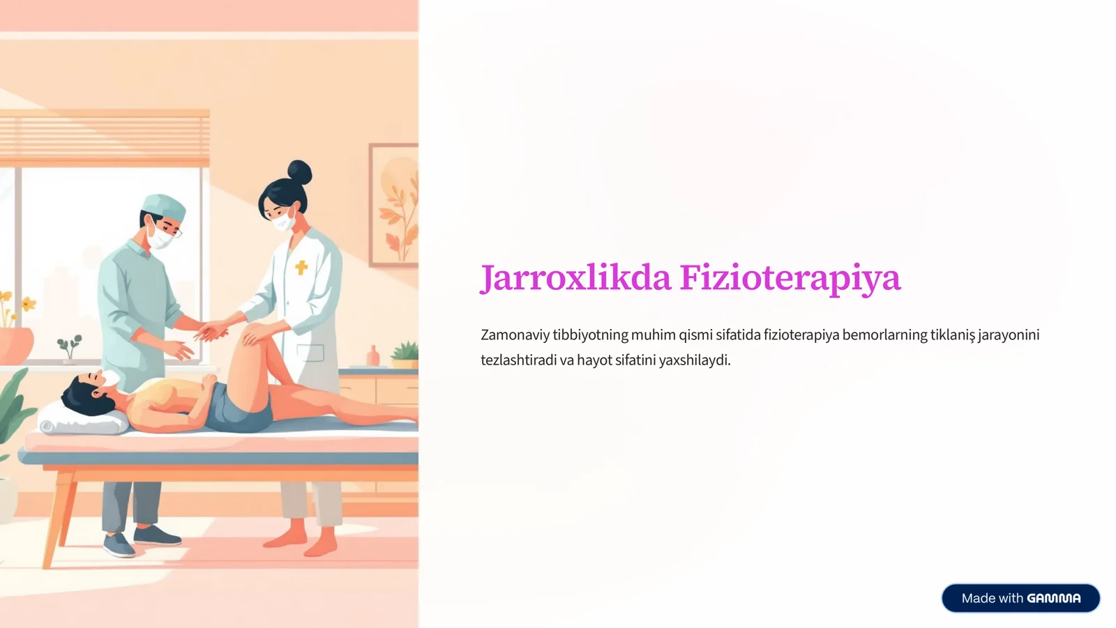 Jarroxlikda Fizioterapiya 1