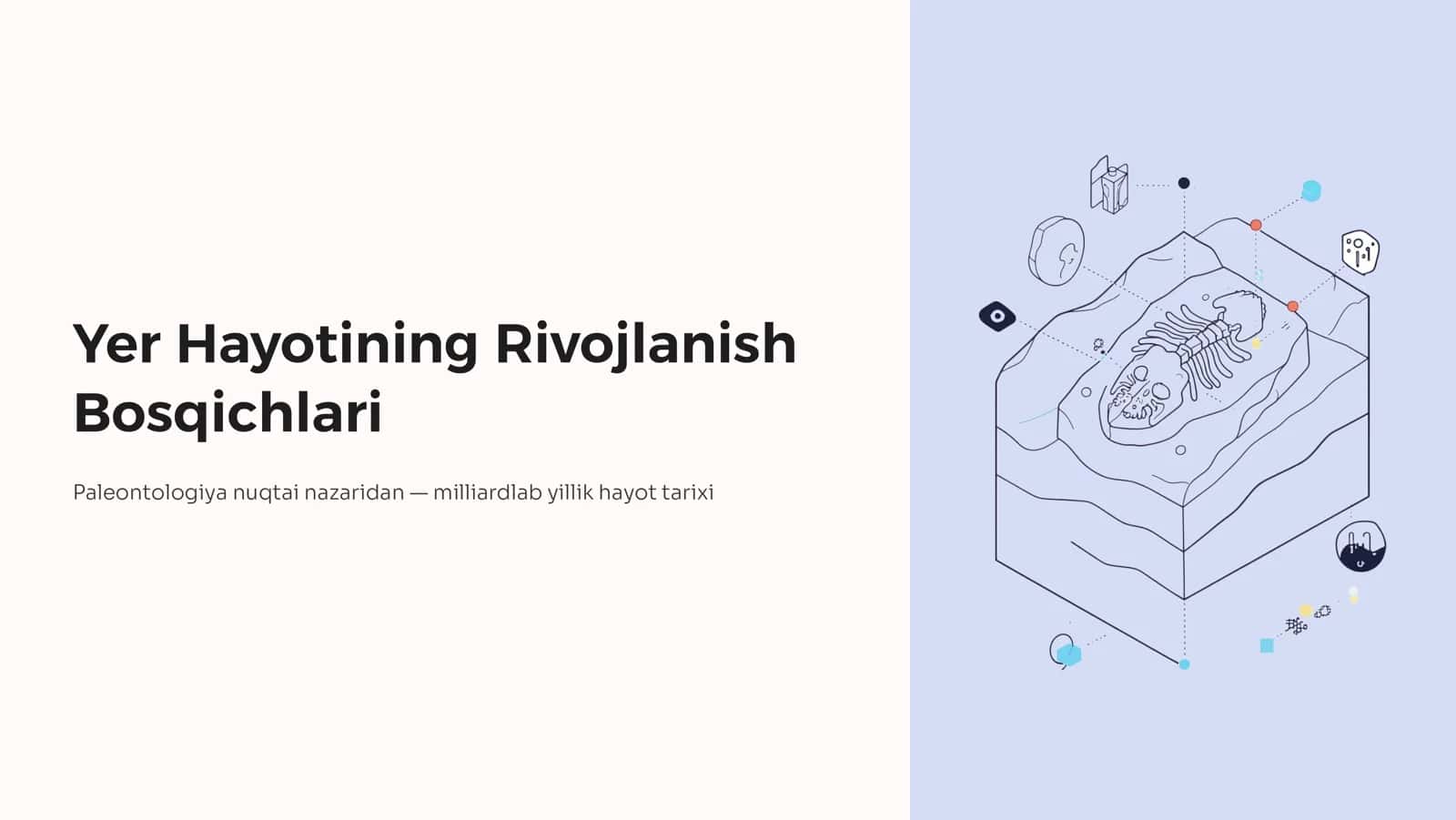 Yer Hayotining Rivojlanish Bosqichlari 1