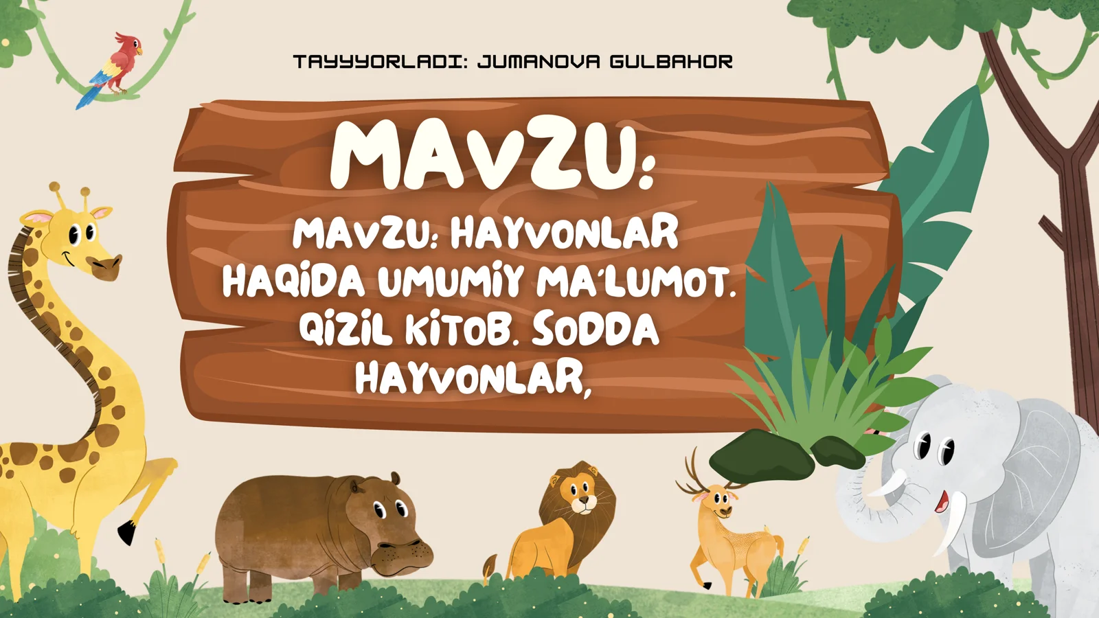 HAYVONLAR 1