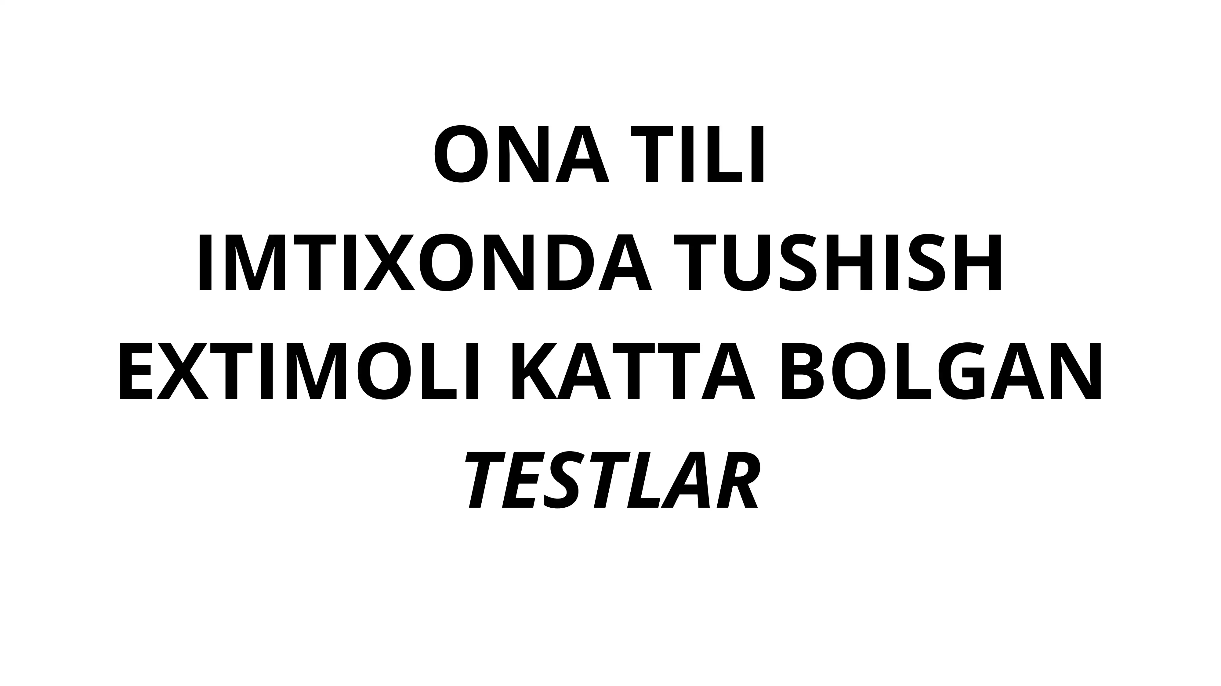 ona tili test 1