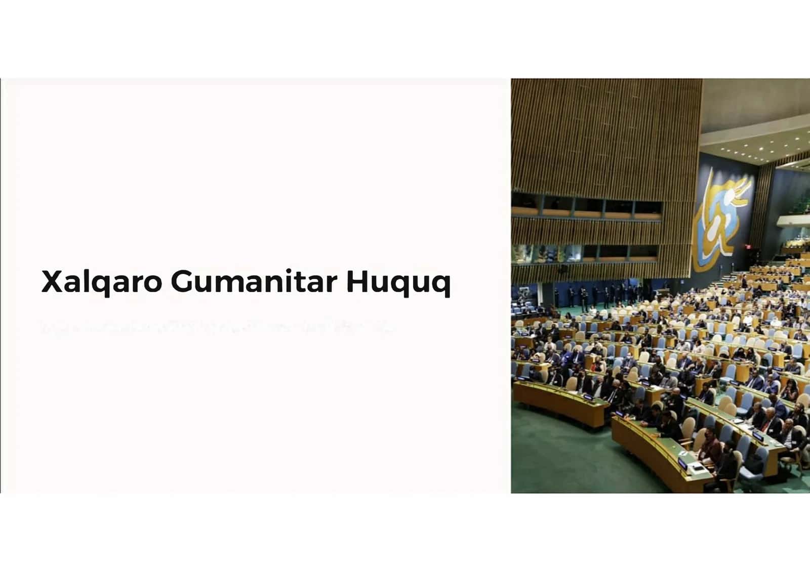 Xalqaro Ommaviy huquq 1