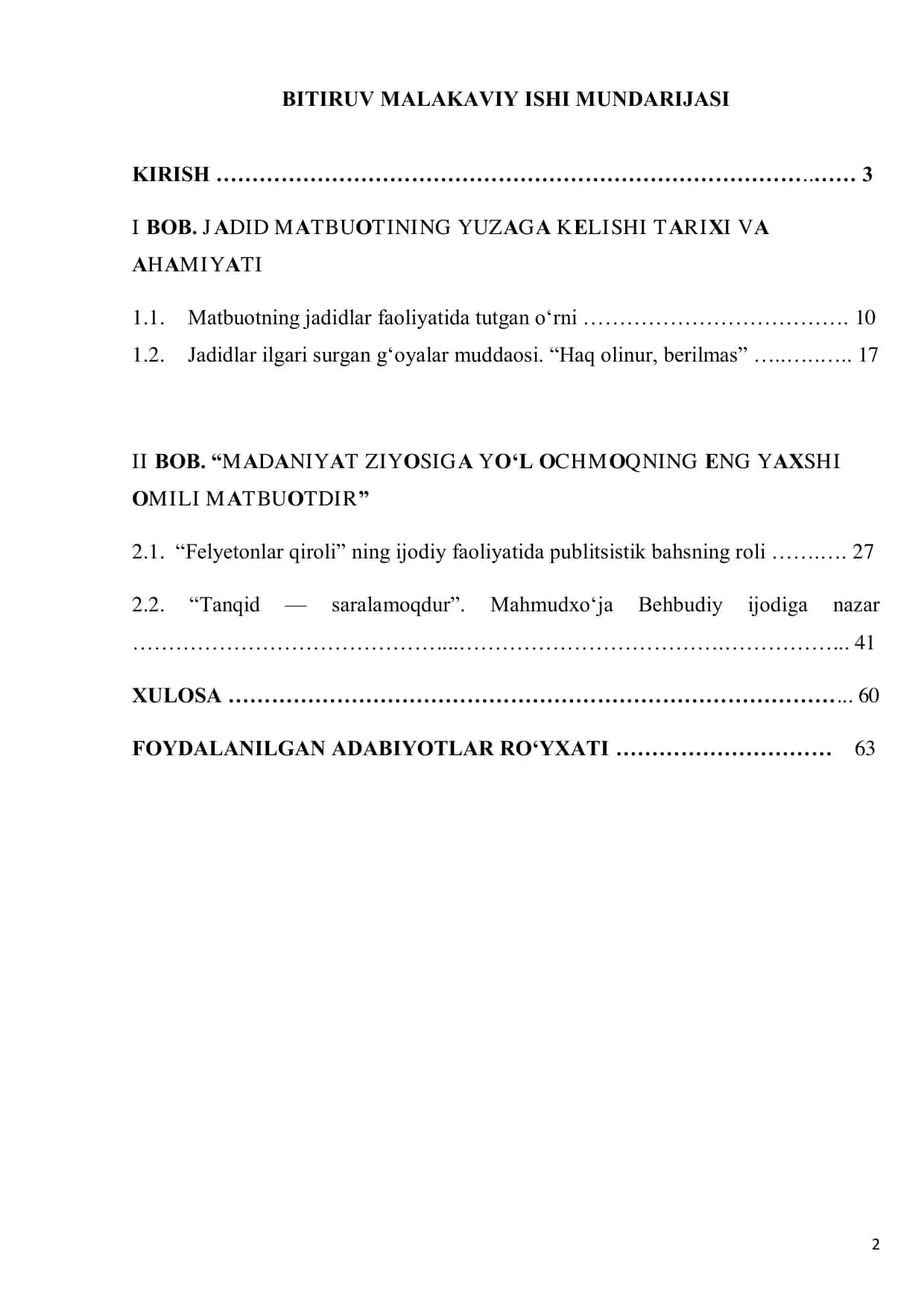 “JADIDLAR MATBUOTIDA PUBLITSISTIK BAHS(XX ASRNING DASTLABKI 20-YILLARI)” 1