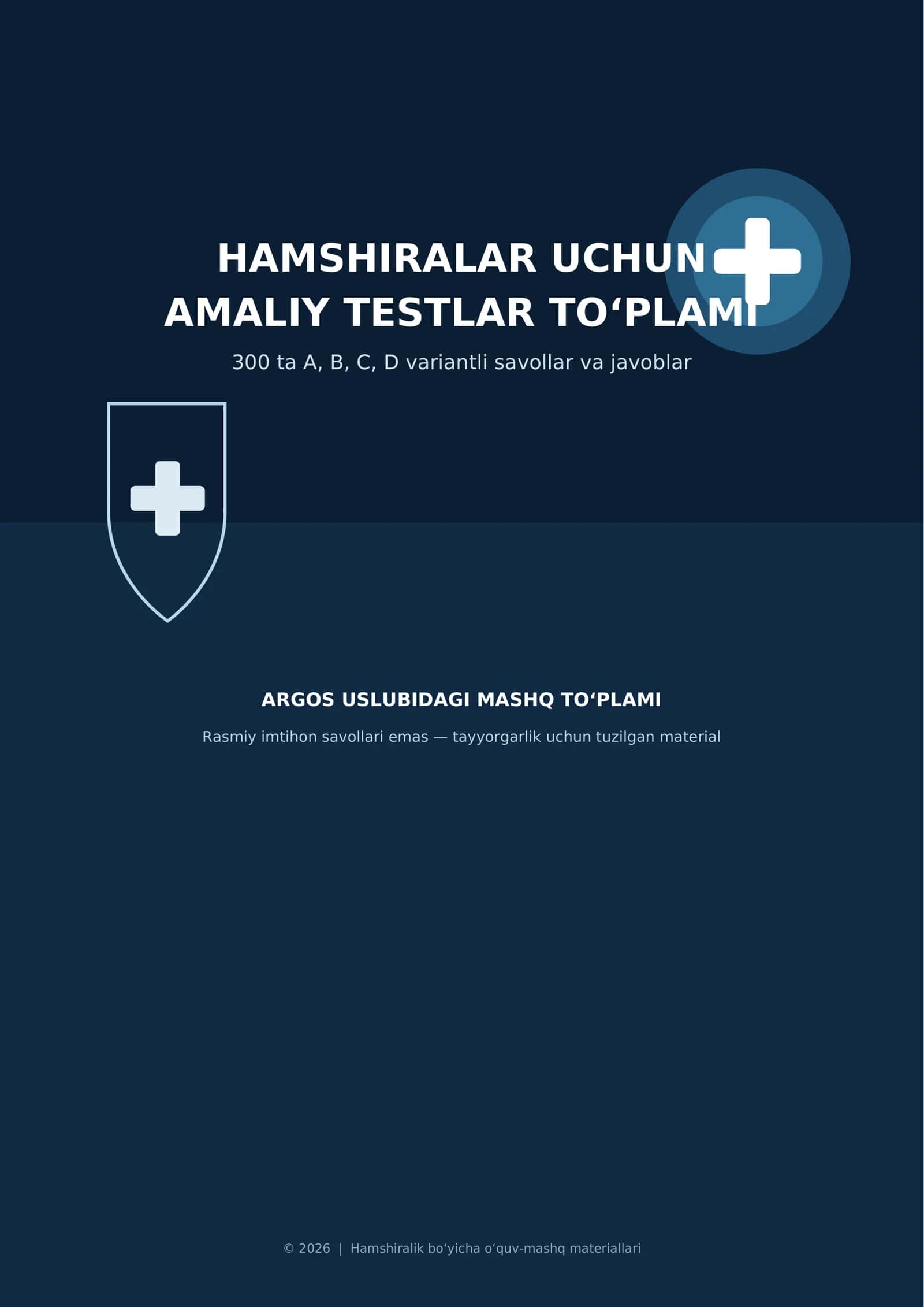 Argos hamshiralik ishi test 2026 1