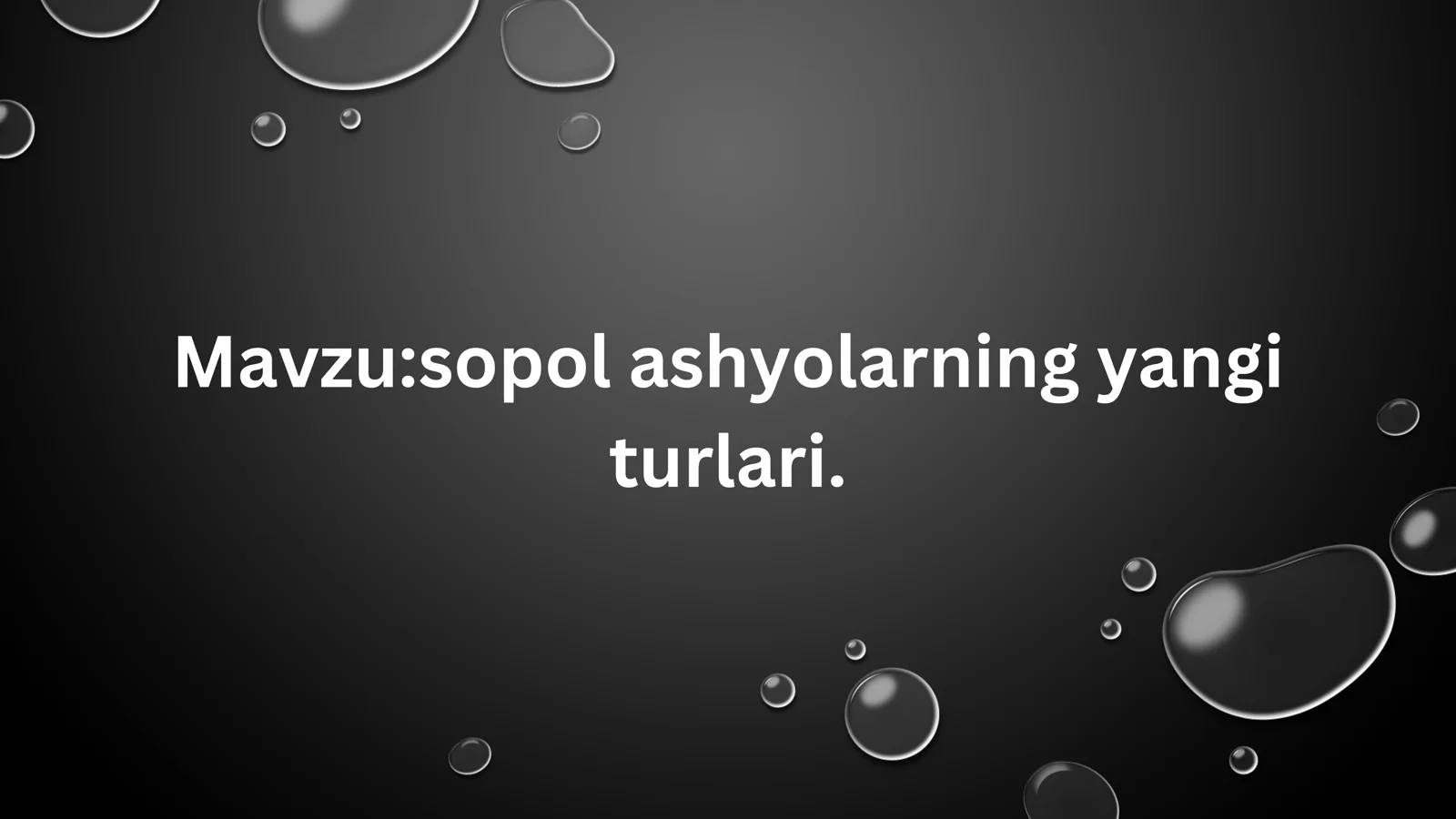 sopol ashyolarning yangi turlari 1