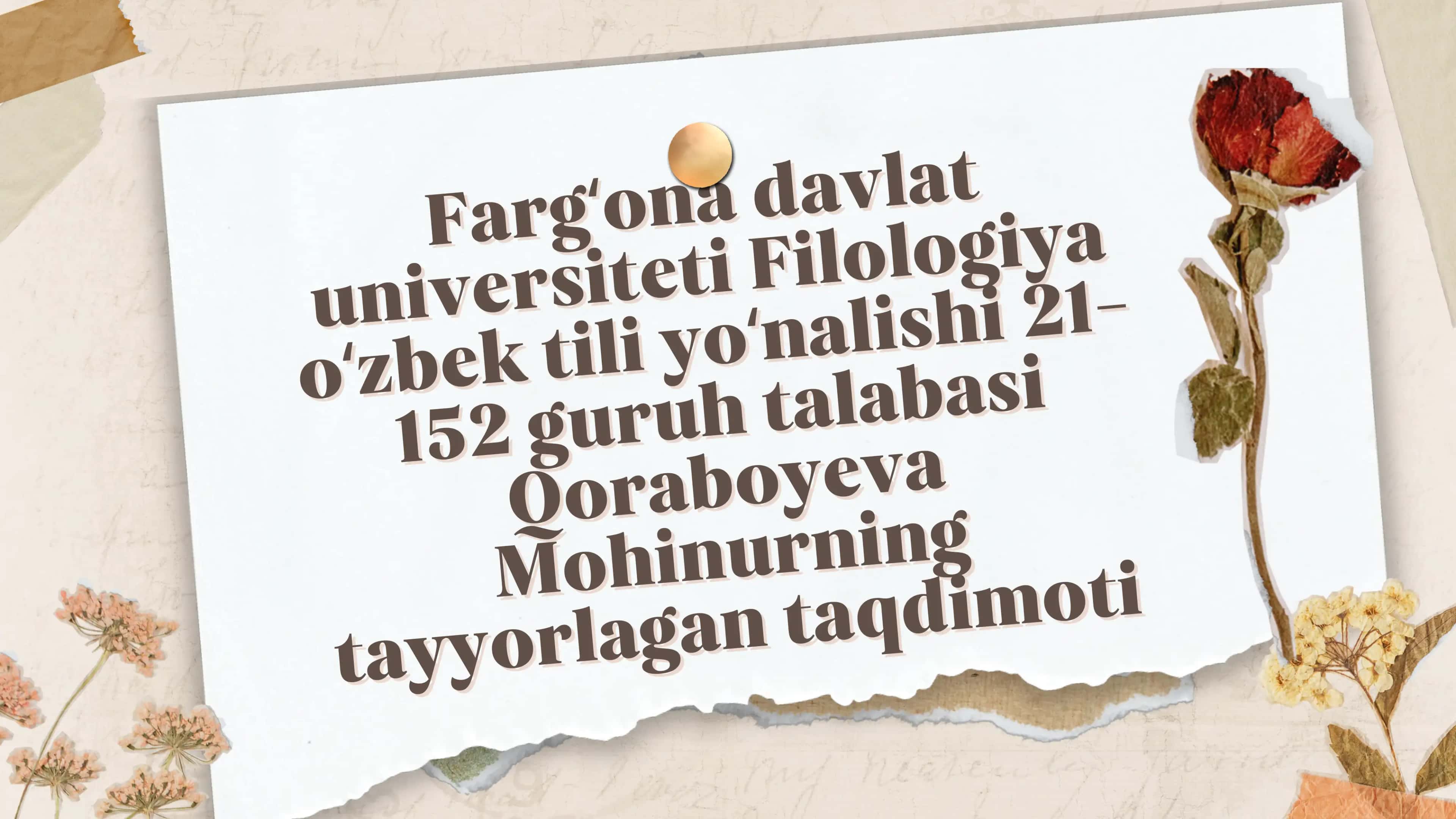 Etimologik lugʻatlar slayd 1