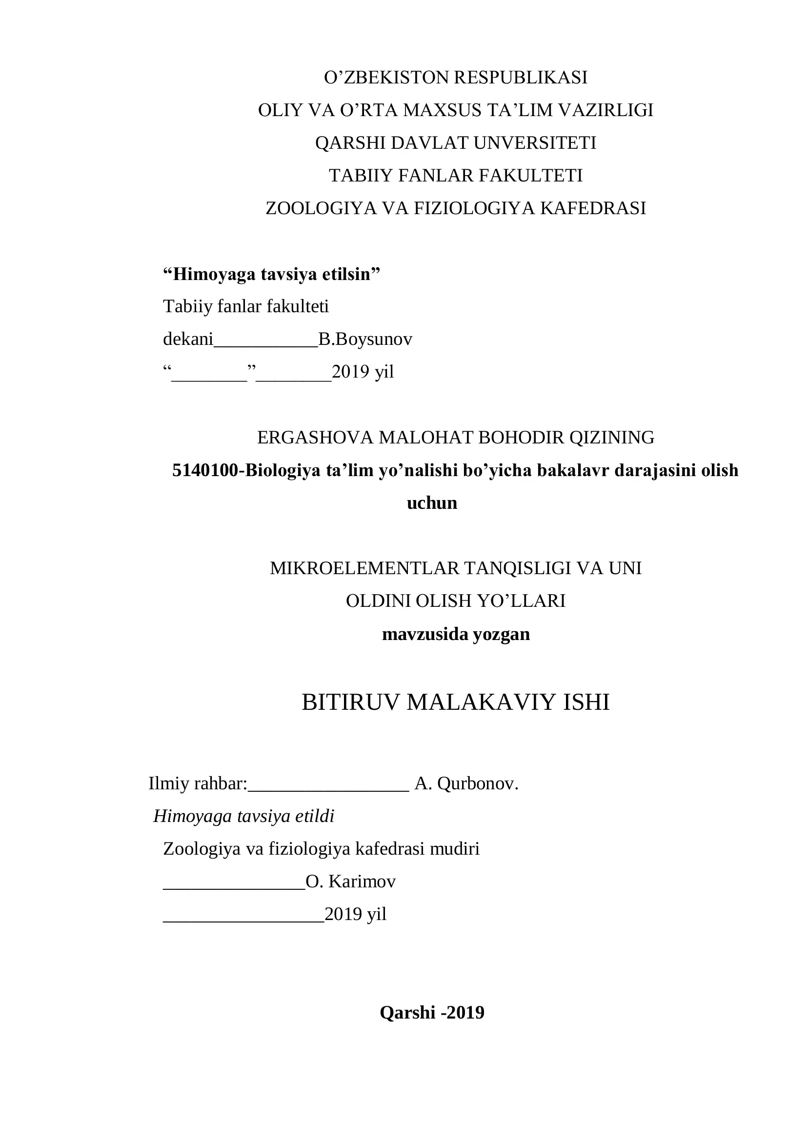 MIKROELEMENTLAR TANQISLIGI VA UNI OLDINI OLISH YO'LLARI 1