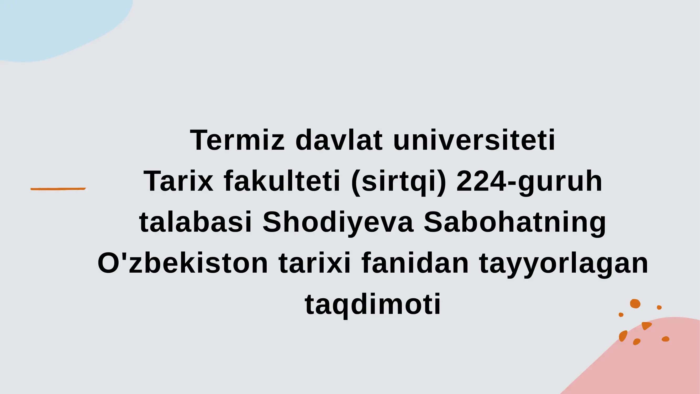 Shayboniylar Davlatida Harbiy Soha 1