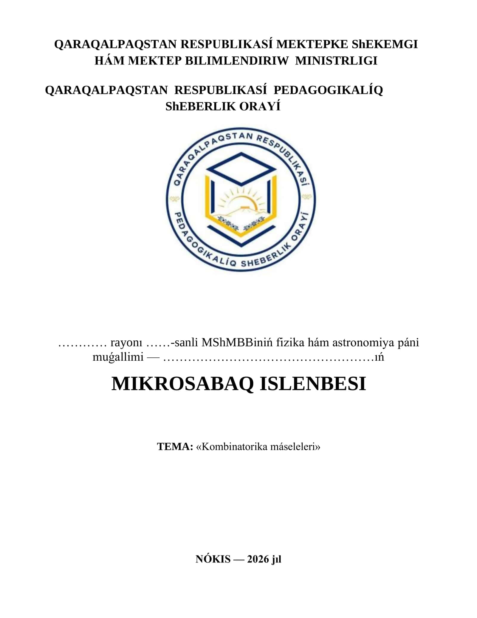 MIKROSABAQ ISLENBESI 1