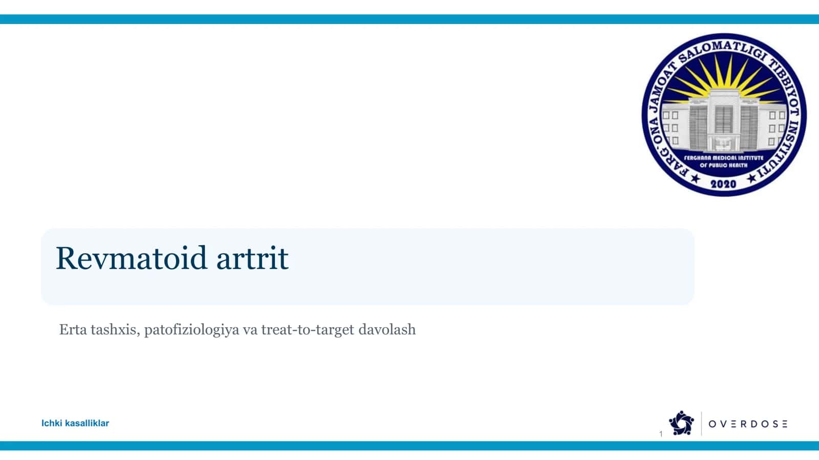 Revmatoid artrit 1