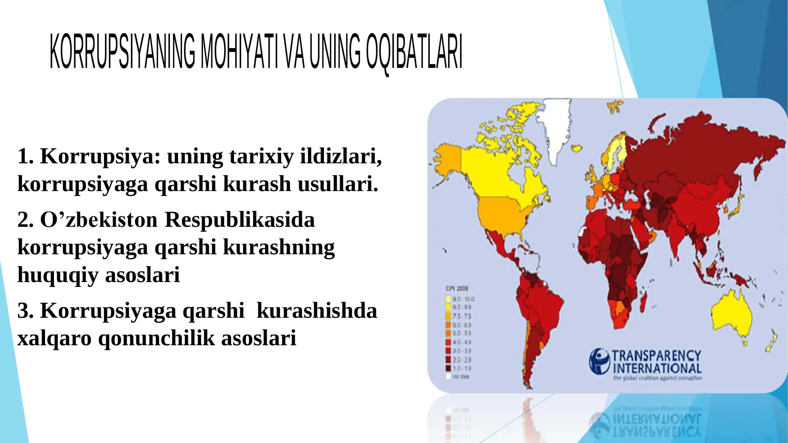 Korrupsiyaning mohiyati va uning oqibatlari 1
