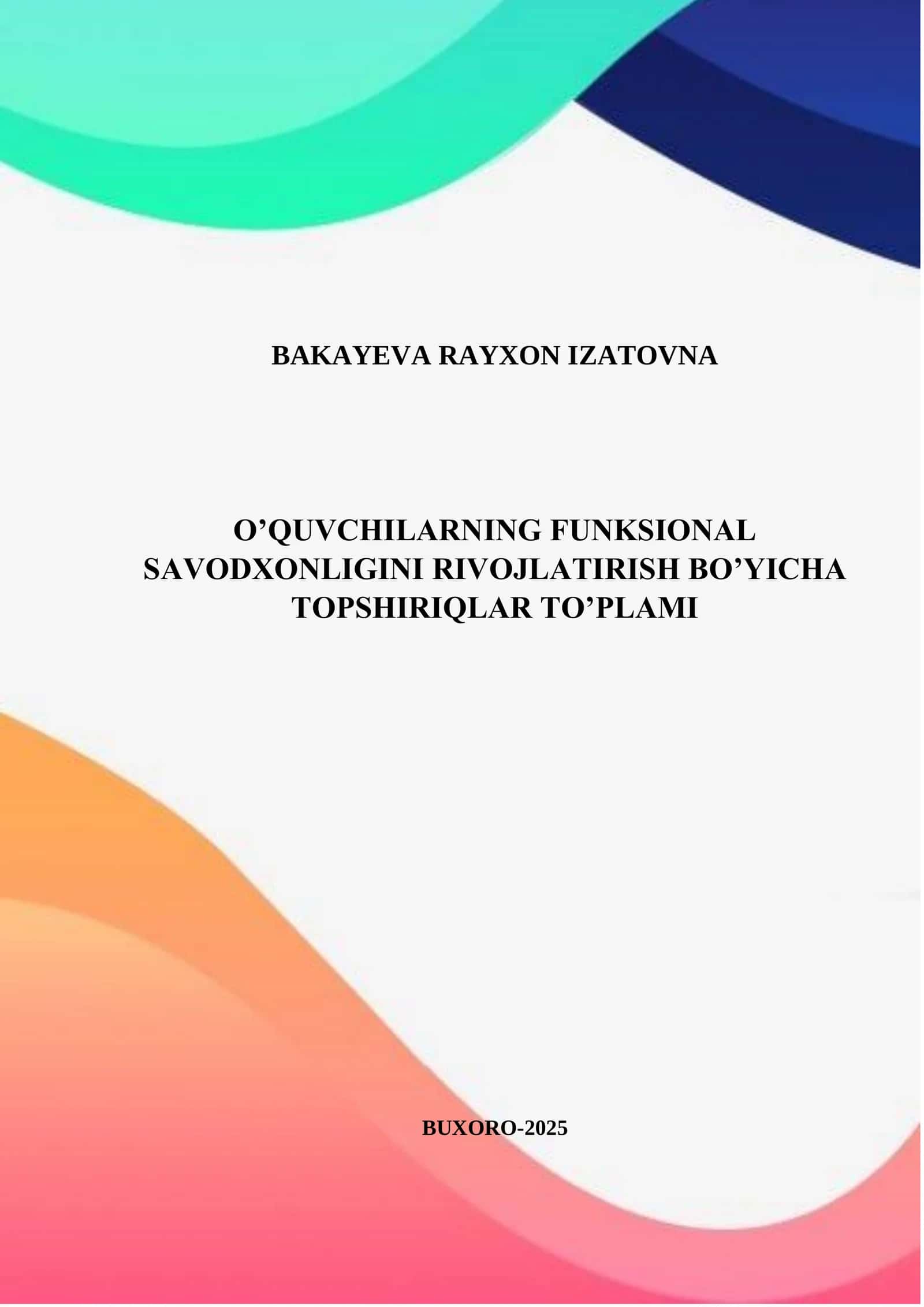 Topshiriqlar to‘plami 1