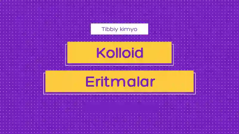 Kolloid Kimyo