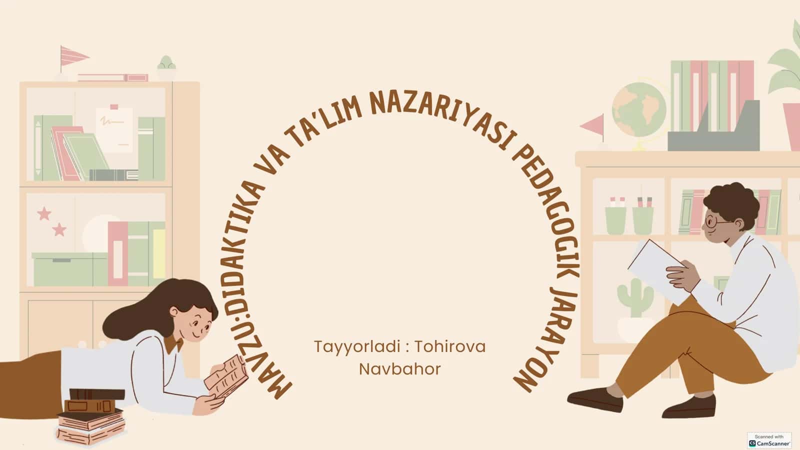 Ta'lim Nazariyasi 1