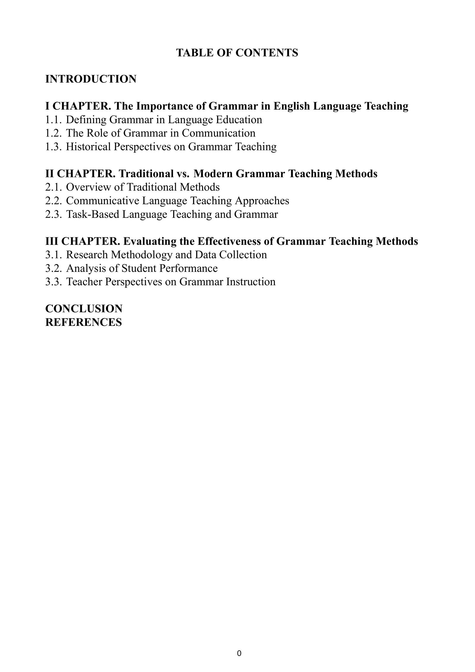 Grammar Teaching Methods in English Language 1