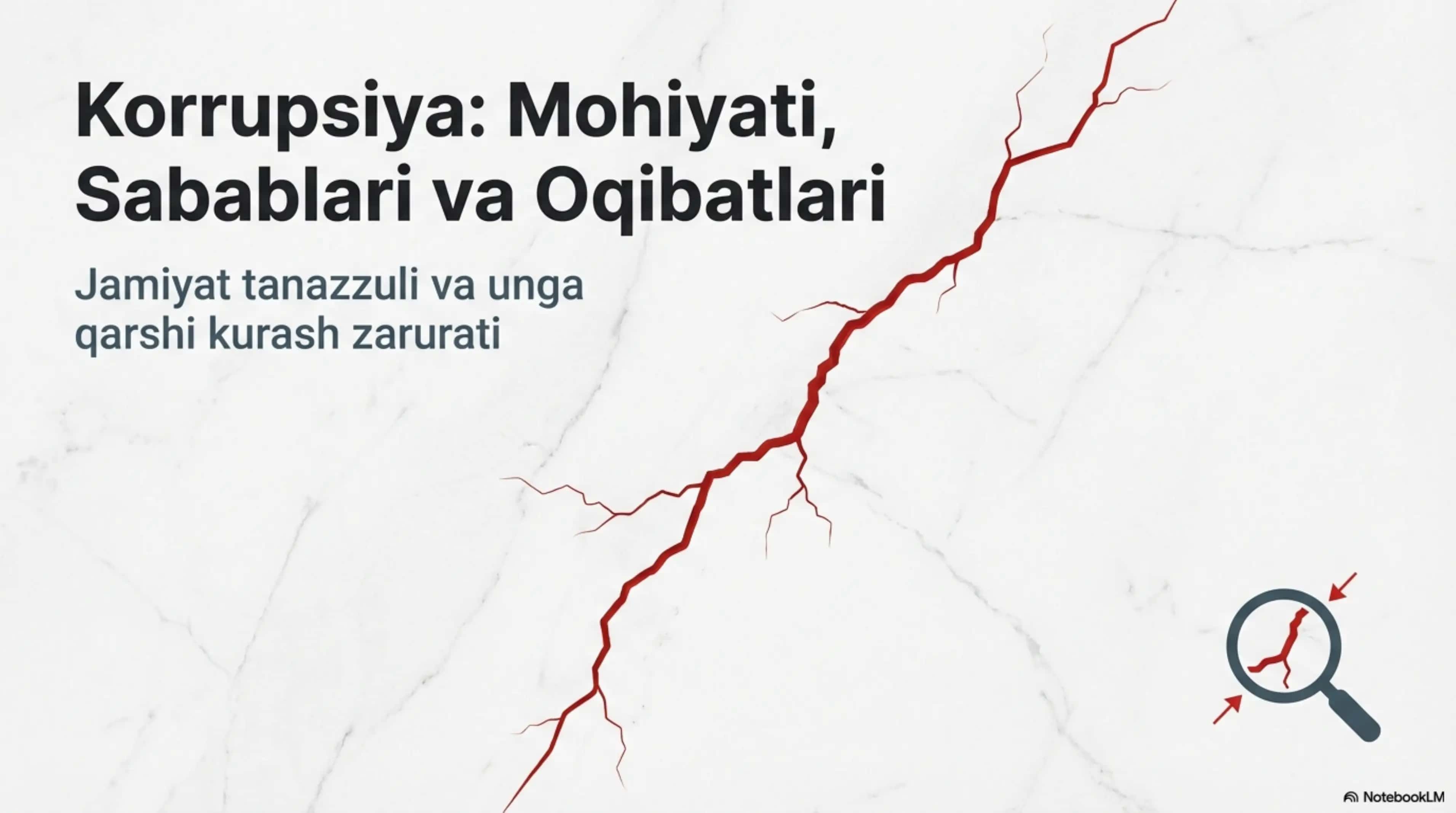 Korrupsiya Mohiyati Sabablari Oqibatlari 1