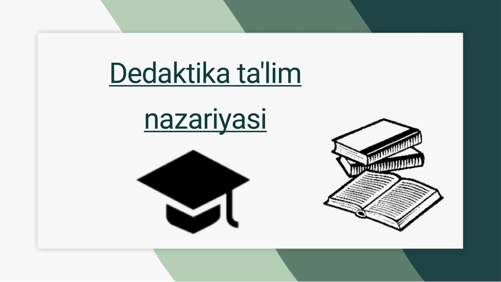 Òzbekiston Respublikasi Prezidenti Shavkat Mirziyoyev asarlarida ta'lim tarbiya masalalari 1