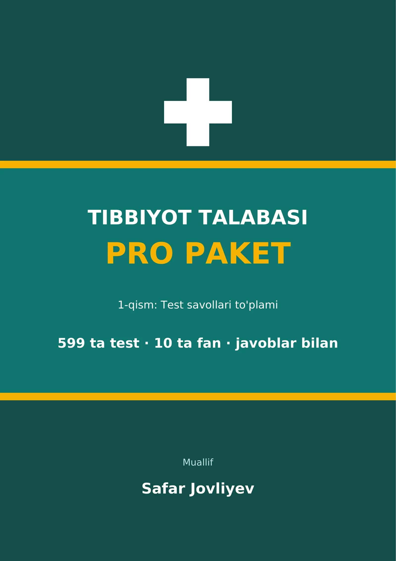 TIBBIYOT TALABASI PRO PAKET 1