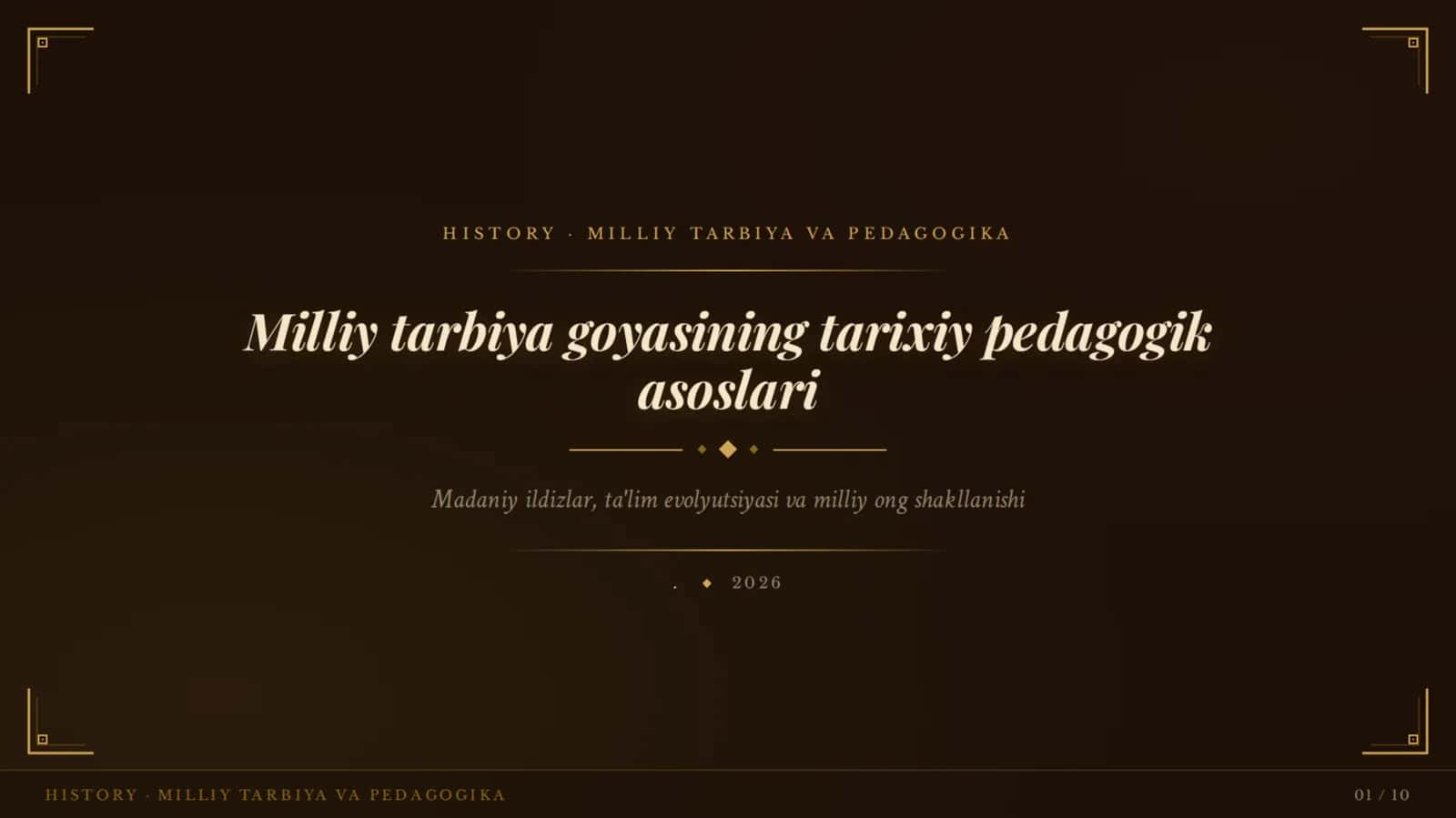Milliy tarbiya 1