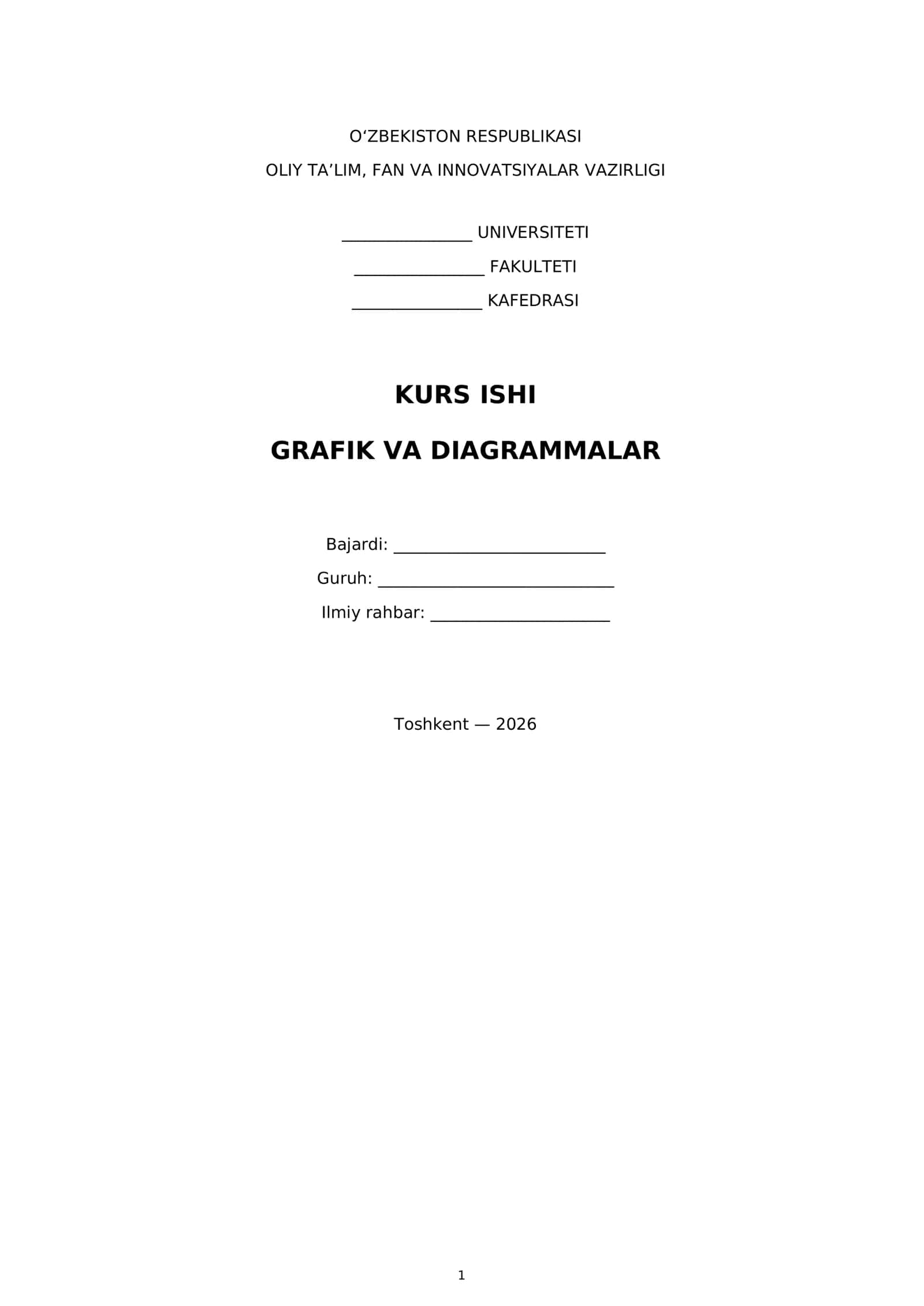 GRAFIK VA DIAGRAMMALAR 1