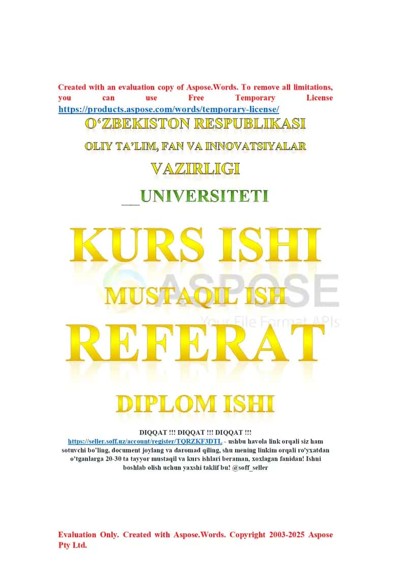 Aromatik kislotalar va ularning birikmalarining kislota-asos xossalari. Salitsil kislotasi va uni amidlari, efirlari. Tahlil usullari 1