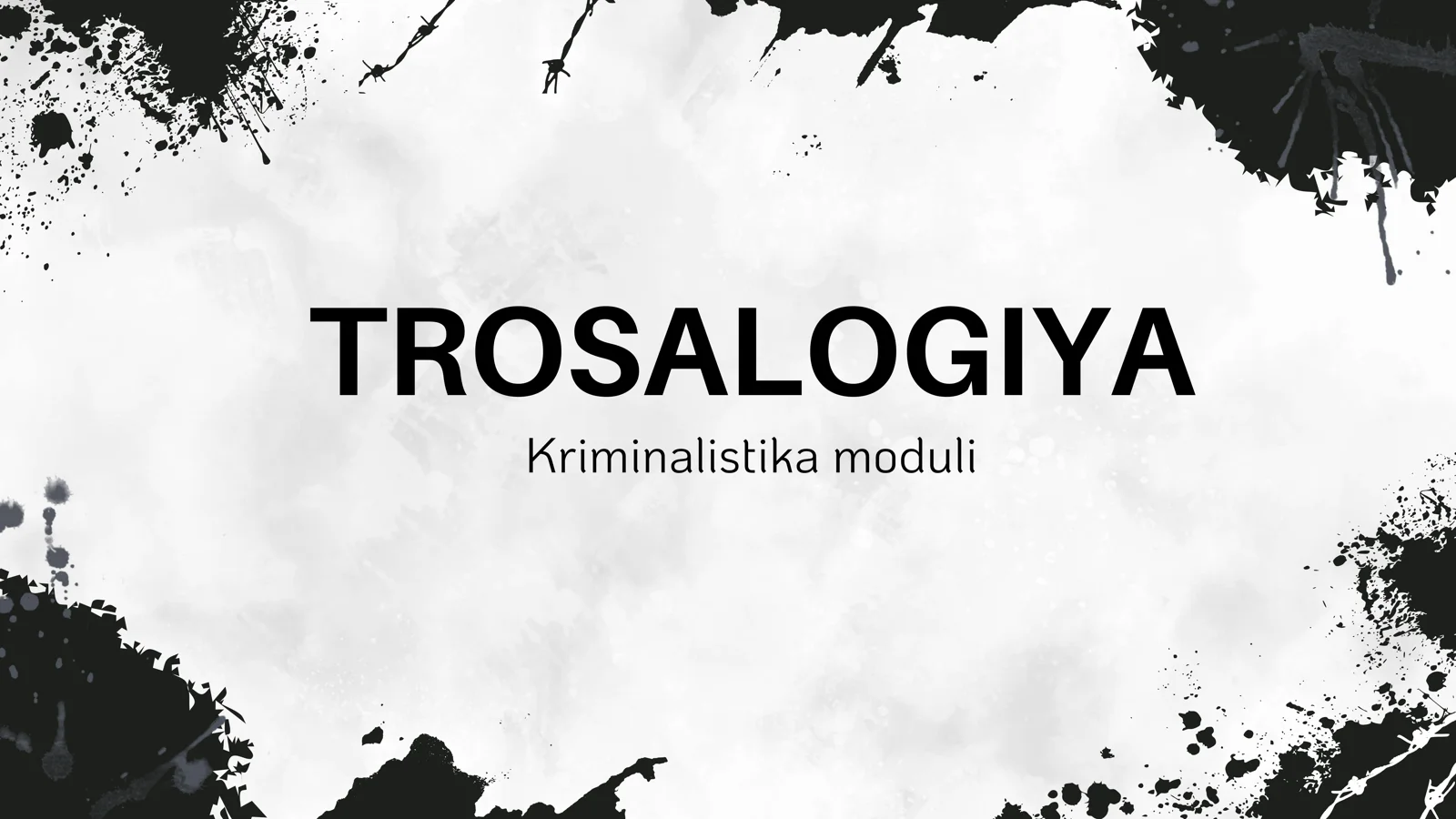 TRASOLOGIYA 1