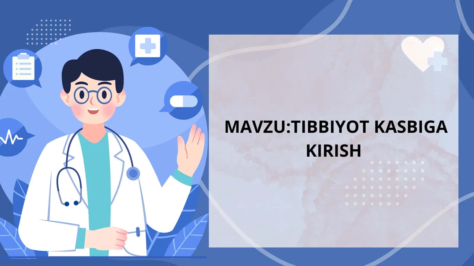 TIBBIYOT KASBIGA 1