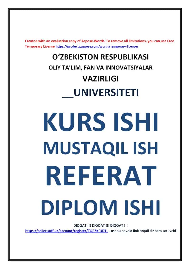 Atom dúzilisi haqqındaǵı zamanagóy túsinikler (Kurs ishi) 1