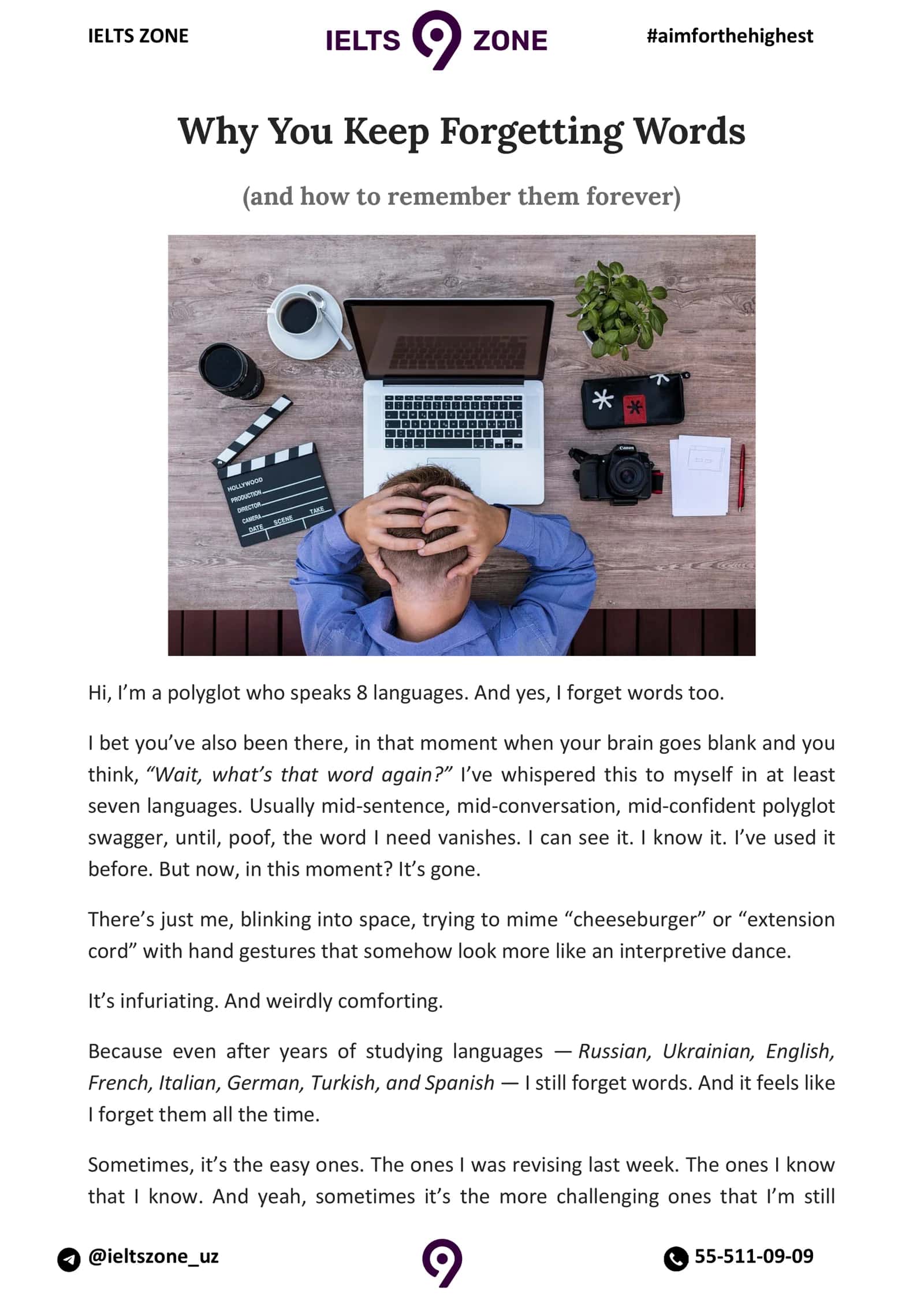 Why You Keep Forgetting Words 1