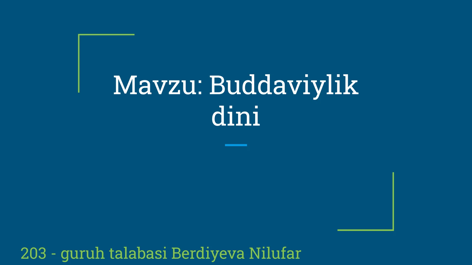 Buddaviylik 1