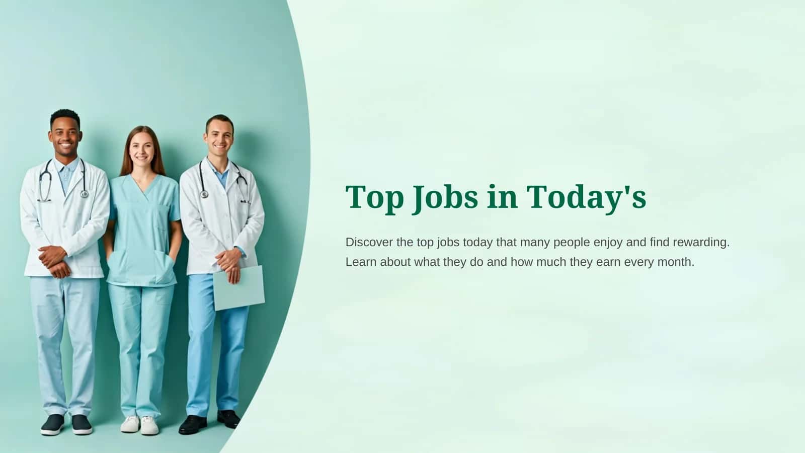 Top Jobs in Today's 1