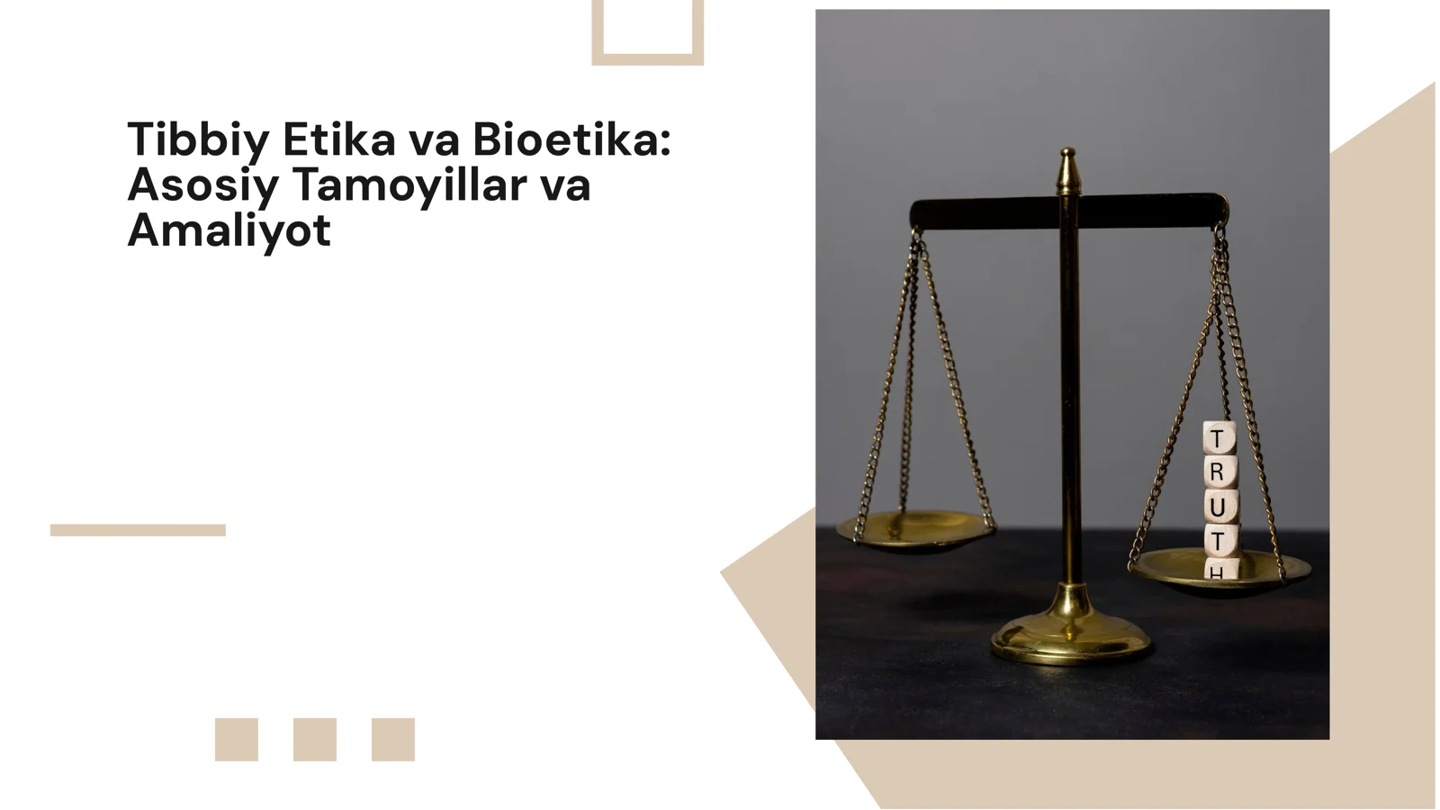 Tibbiy etika va bioetika 1