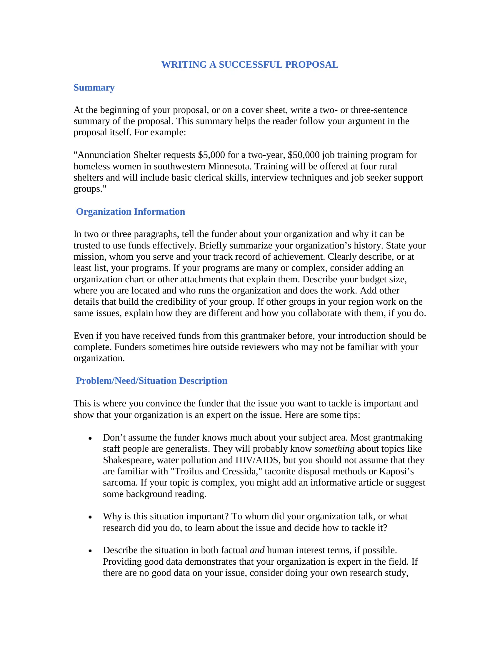writing proposal strategies 1