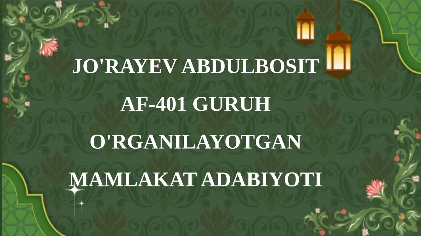ARAB QASIDALARINING AN’ANAVIY TARKIBI 1