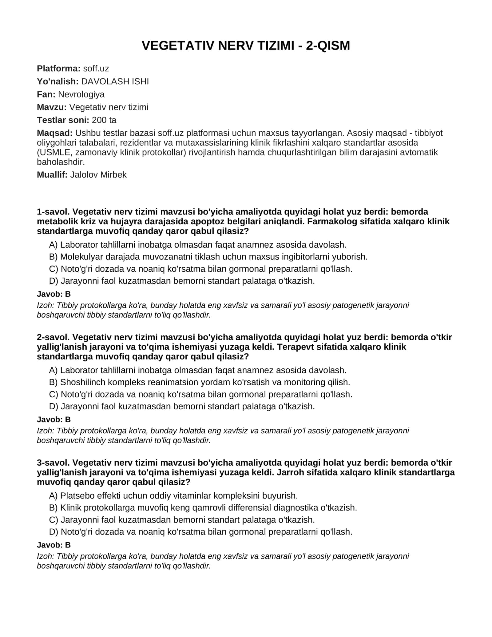 VEGETATIV NERV TIZIMI - 2-QISM 1
