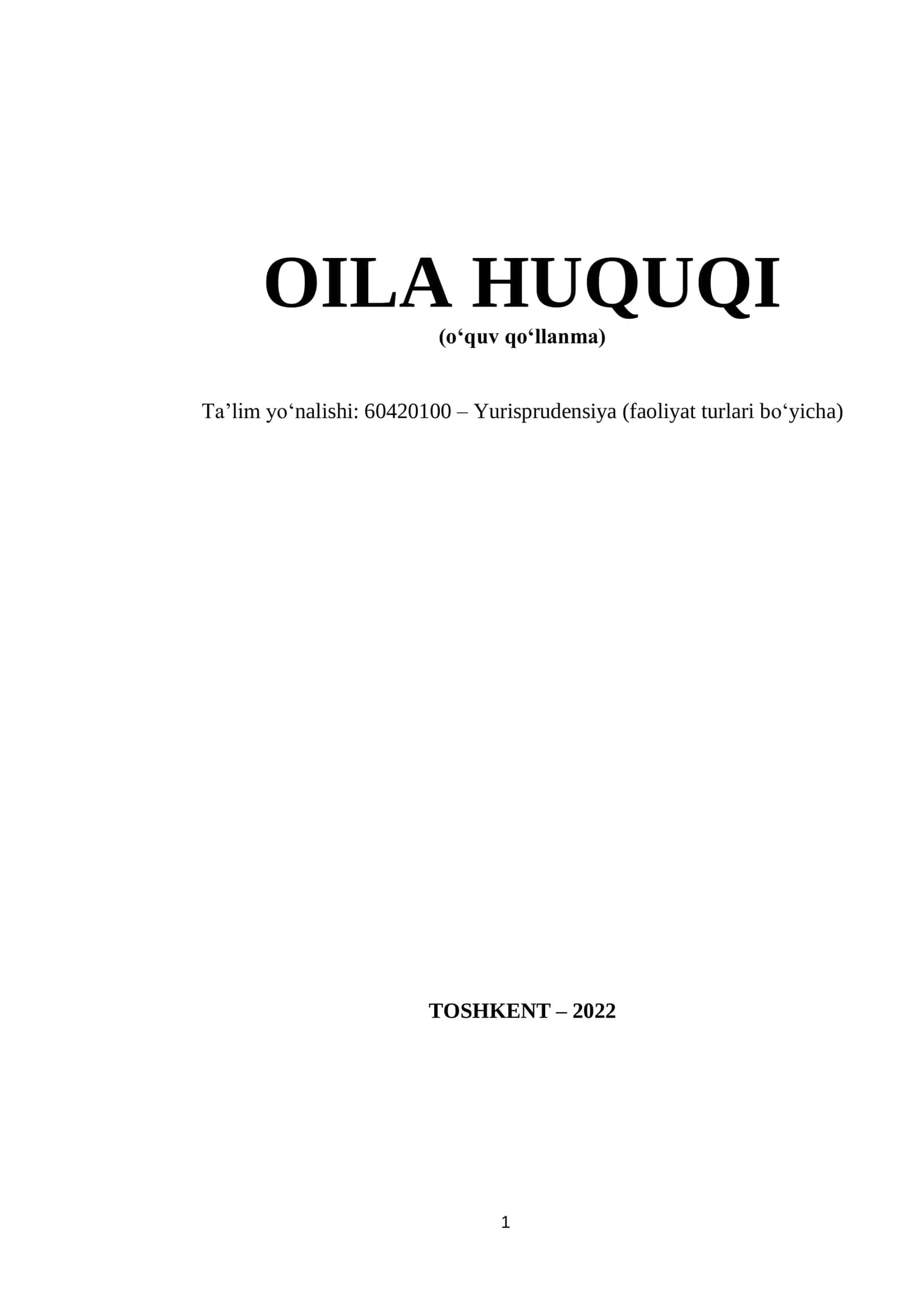 Oilva Huquqi 1