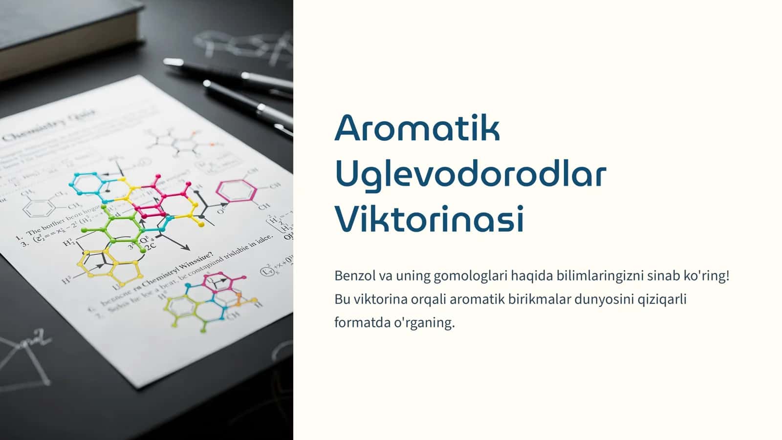Aromatik Uglevodorodlar Viktorinasi 1