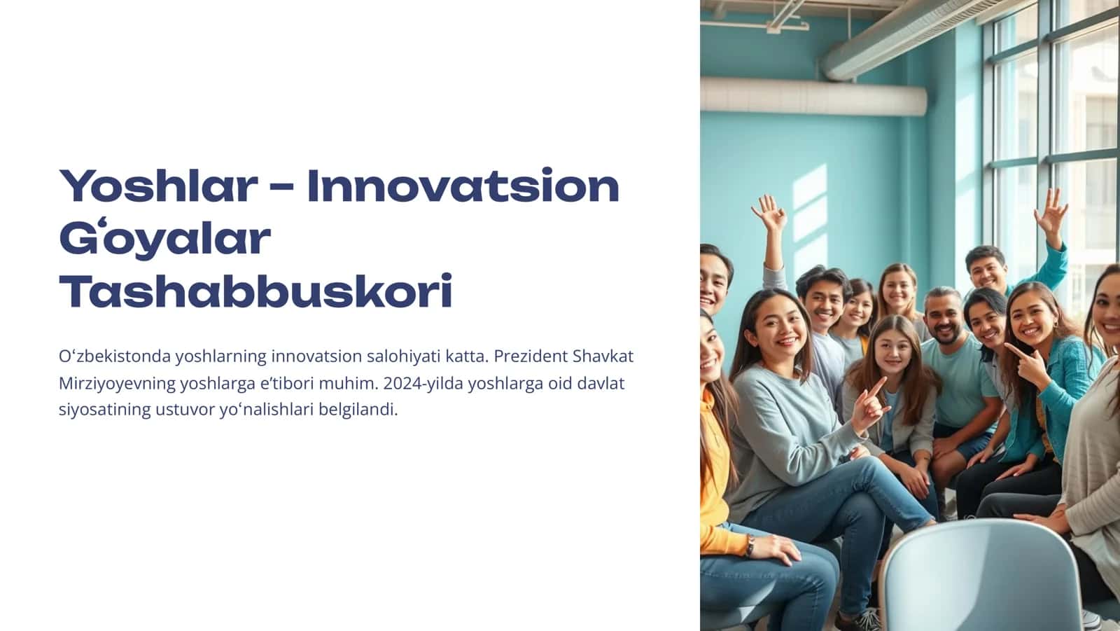 Yoshlar Innovatsion  G'oyalar  Tashabbuskori 1