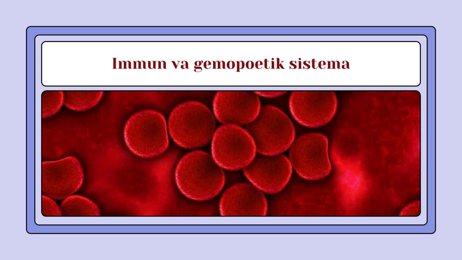 Immun va gemopoetik sistema 1