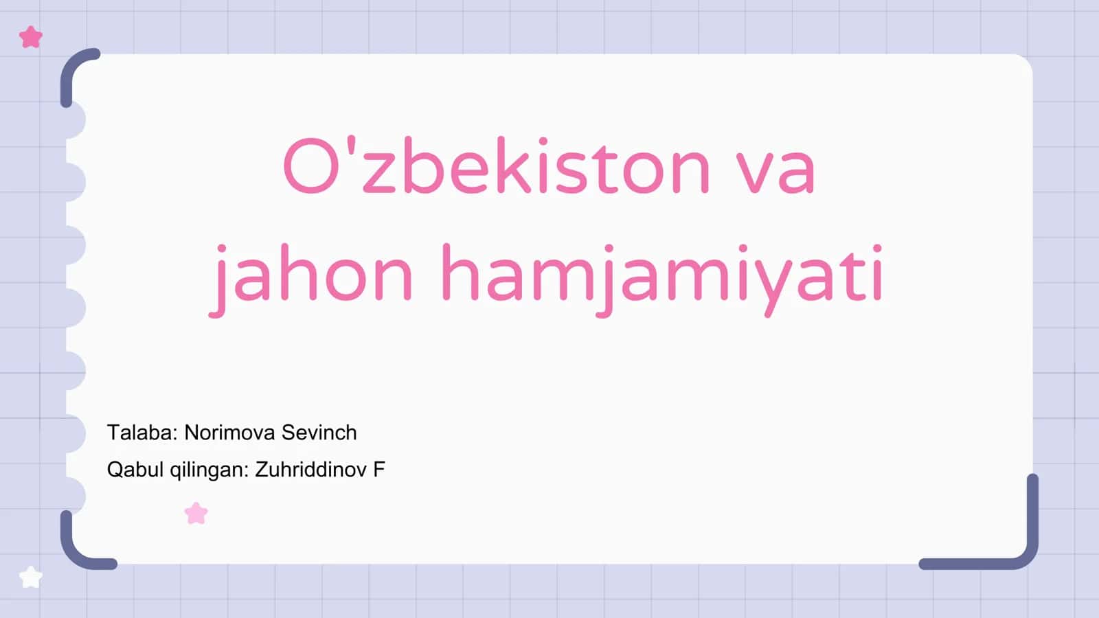 O‘zbekistonning xalqaro munosabatlardagi o‘rni 1