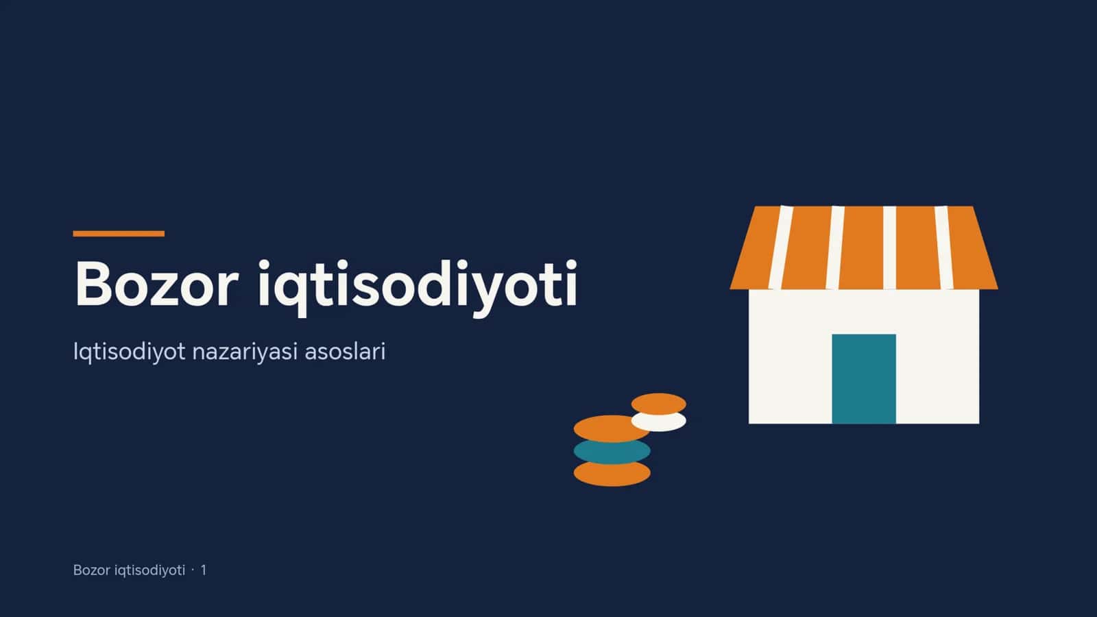 Bozor iqtisodiyoti 1