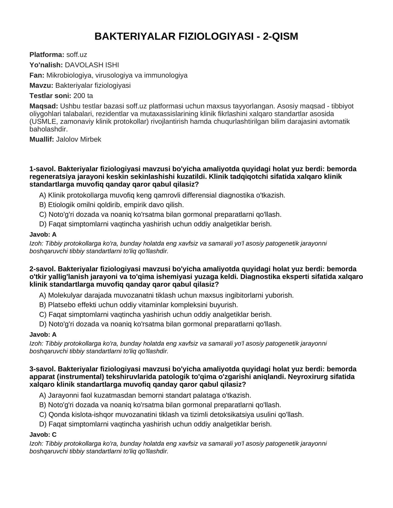 BAKTERIYALAR FIZIOLOGIYASI - 2-QISM 1