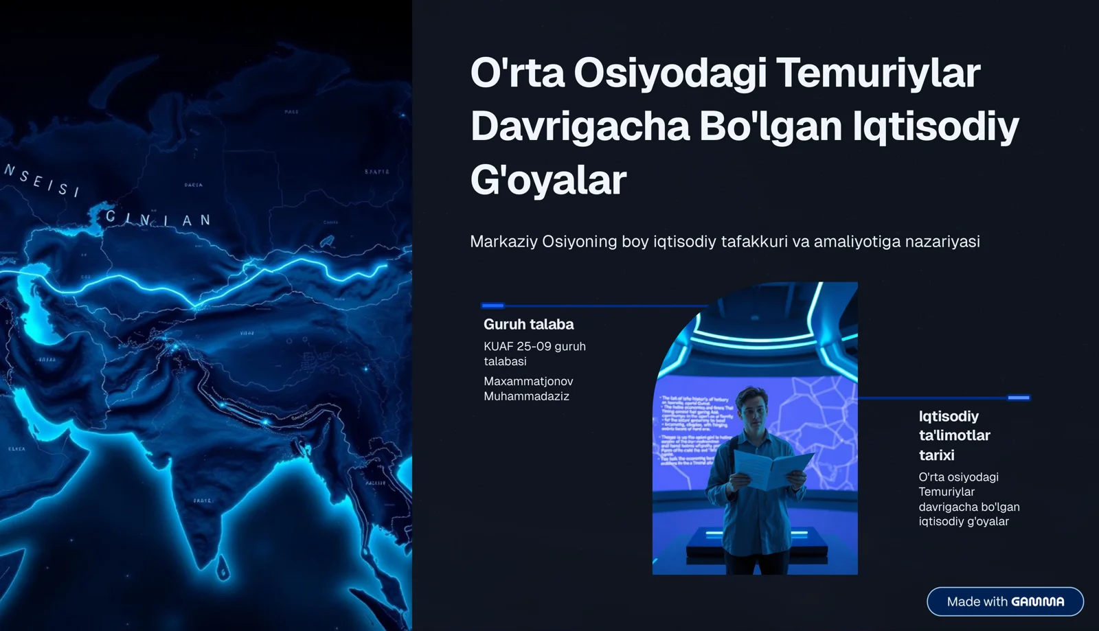 Iqtisodiy G'oyalar Tarixi 1