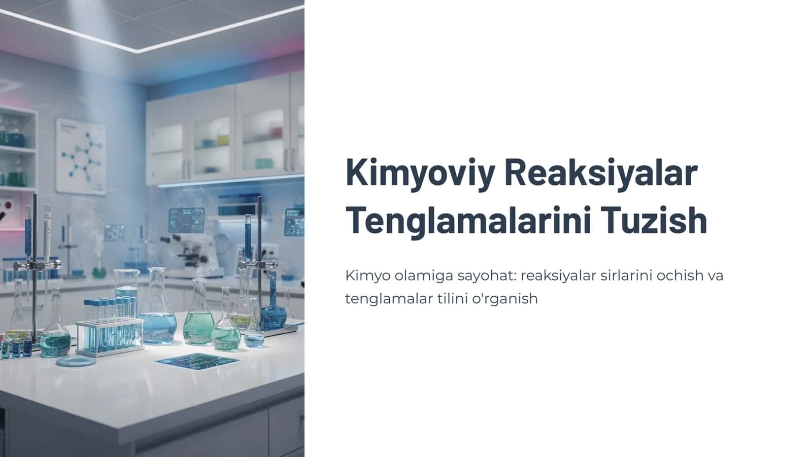 Kimyoviy Reaksiyalar 1