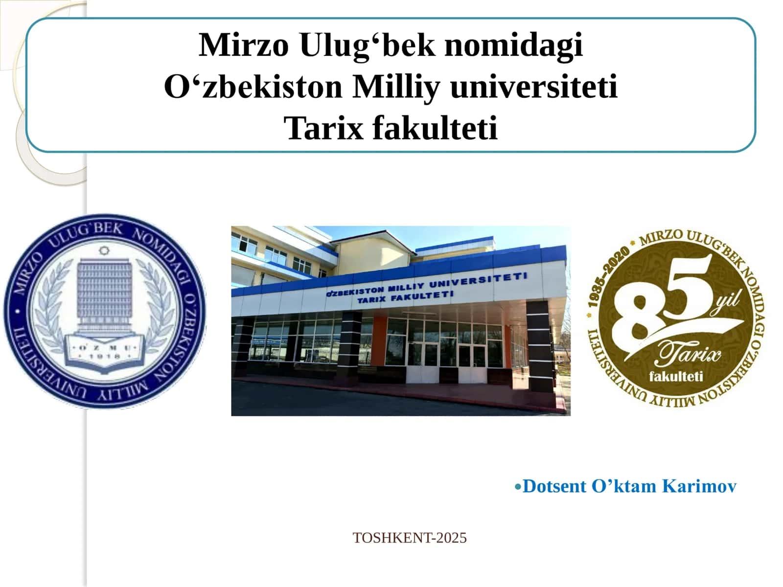 TARIX TA'LIM YO‘NALISHI 1